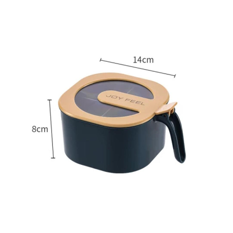 Modern Spice Kit – 1000 Ml – 4 Grid Spice Jar