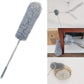 Grey Flexible Microfiber Duster – Bendable Long Reach Cleaning Brush for Home & Office