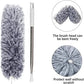 Grey Flexible Microfiber Duster – Bendable Long Reach Cleaning Brush for Home & Office