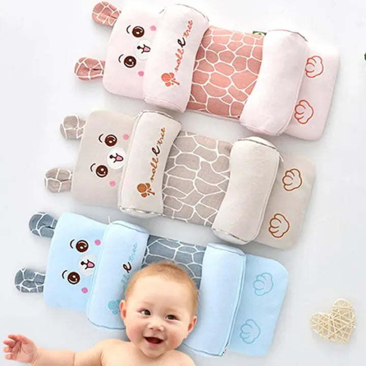 Adjustable Baby Sleeping Support Pillow Anti Roll Cushion And Neck Protection Infant Sleep Positioner | Random Colour