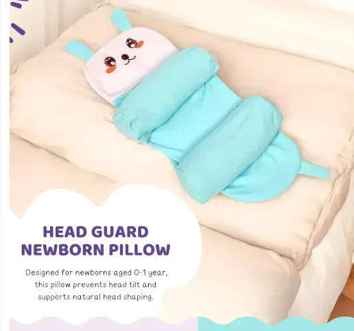 Adjustable Baby Sleeping Support Pillow Anti Roll Cushion And Neck Protection Infant Sleep Positioner | Random Colour