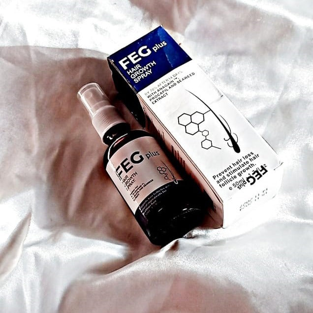 FEG PLUS Hair Growth Serum & Spray Advanced Formula for Men & Women, Stronger, Thicker Hair