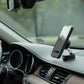 Premium Suction Cup Magnetic Support Holder – Obsidian Black Multi-Angle Retractable Folding Phone Mount for Car, Desk
