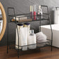 2 Layer Multi-Purpose Mini Portable Iron Organizer Shelf...