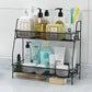 2 Layer Multi-Purpose Mini Portable Iron Organizer Shelf...
